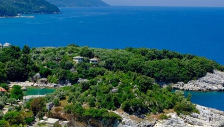 Rocky coves with turquoise water and forested hills along the Pelion coastline in mainland Greece.